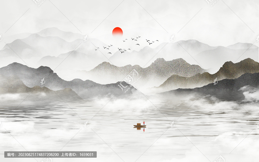 新中式山水畫