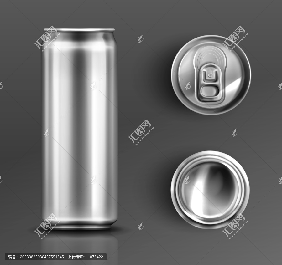 饮料铝罐容器模型素材