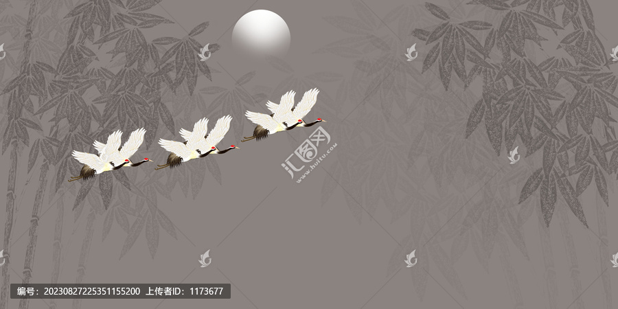新中式背景墻