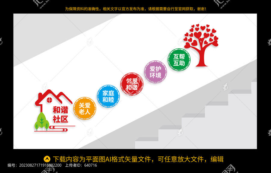 社區(qū)樓梯文化墻