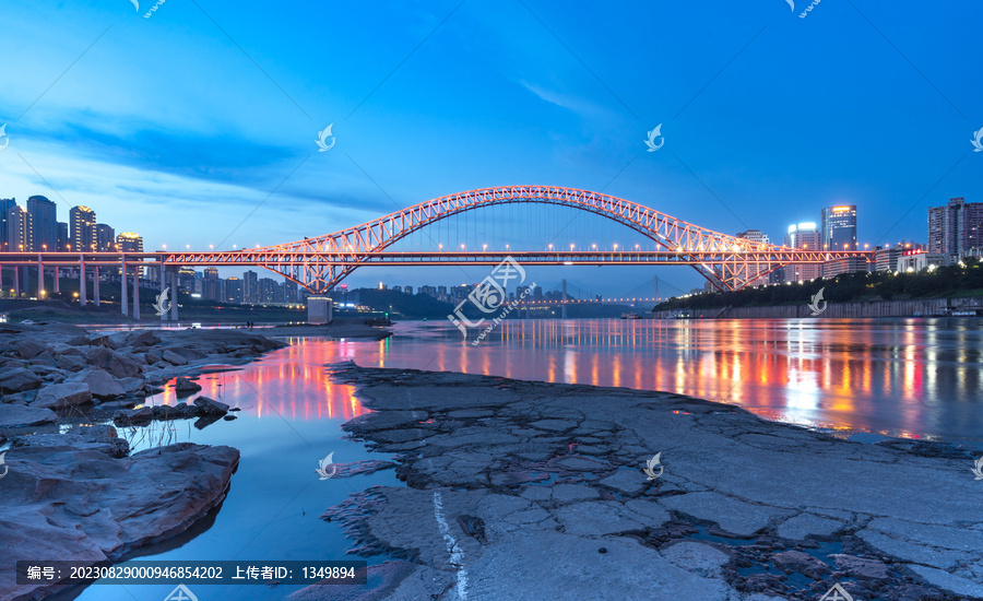 朝天门长江大桥夜景