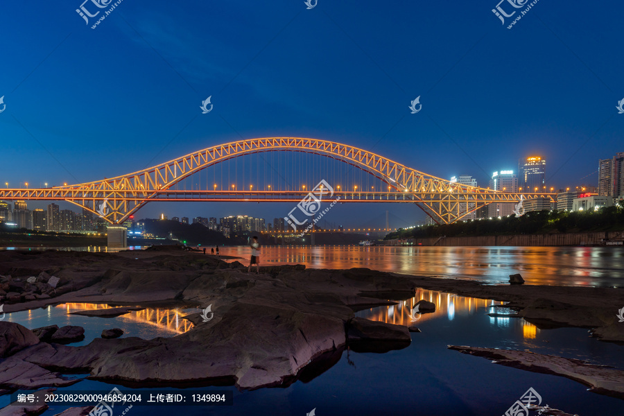 朝天门长江大桥夜景