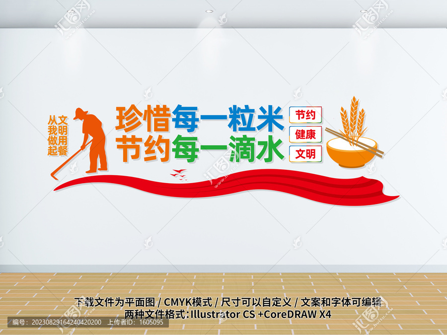 珍惜糧食拒絕浪費