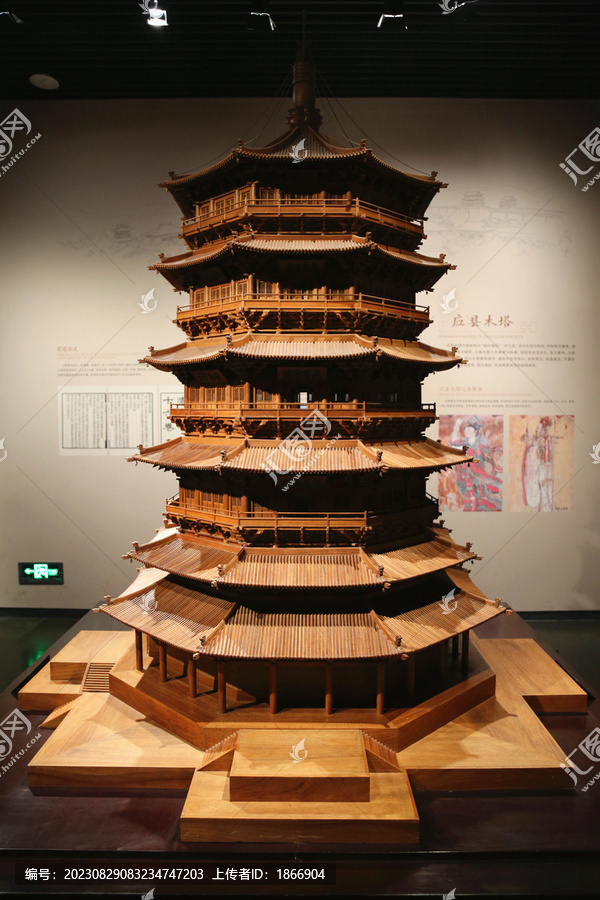 佛宫寺释迦塔模型