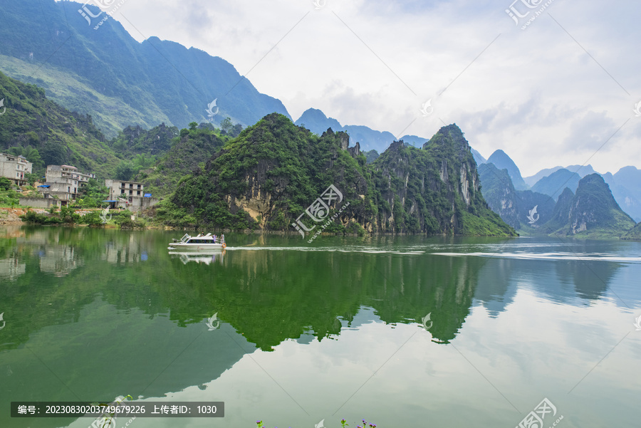 水库湖泊山水风光