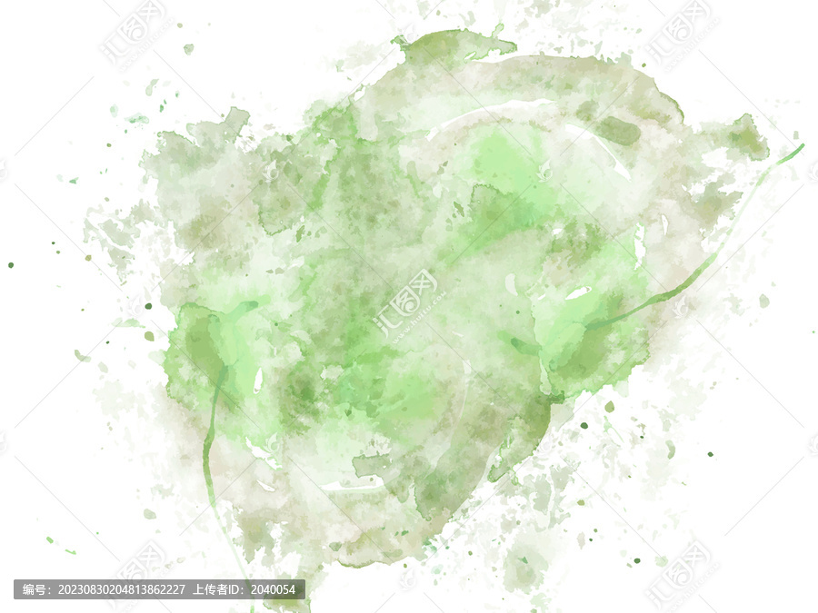 水彩筆觸暈染素材