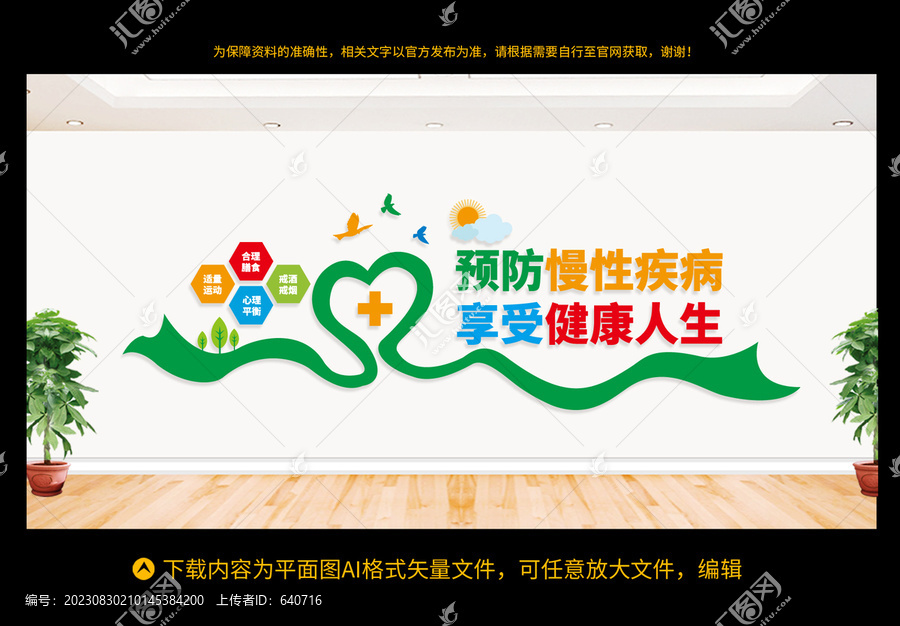 慢性病防控文化墻