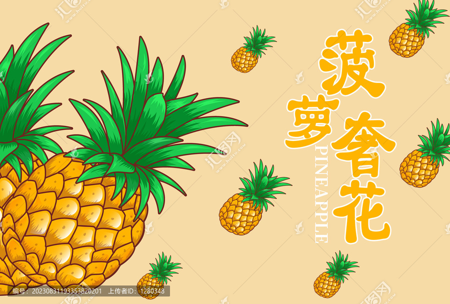 菠蘿奢花包裝設計