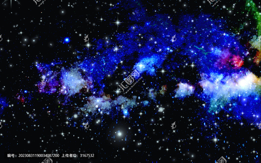 流星璀璨星空