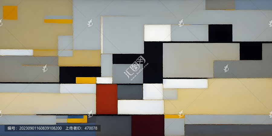 色塊抽象畫裝飾畫