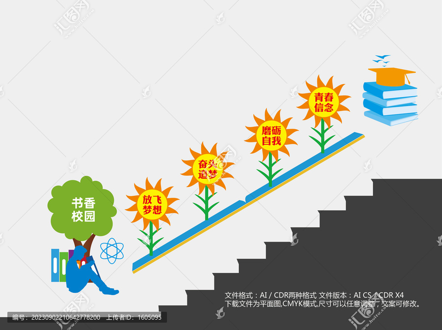 校園樓道文化墻