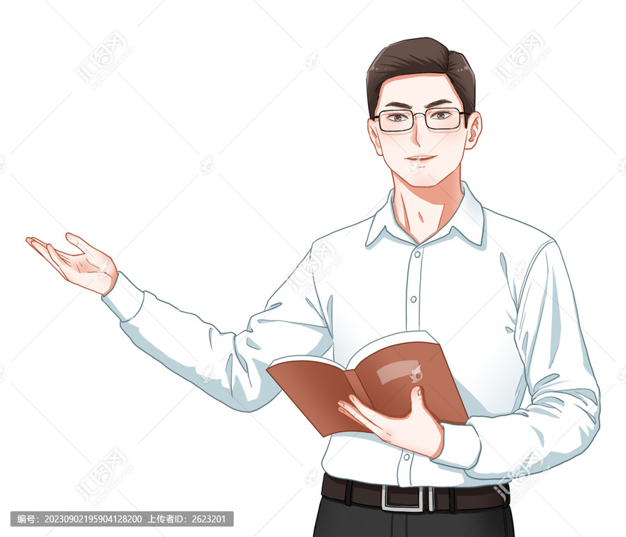 教師節(jié)素材講課的男老師