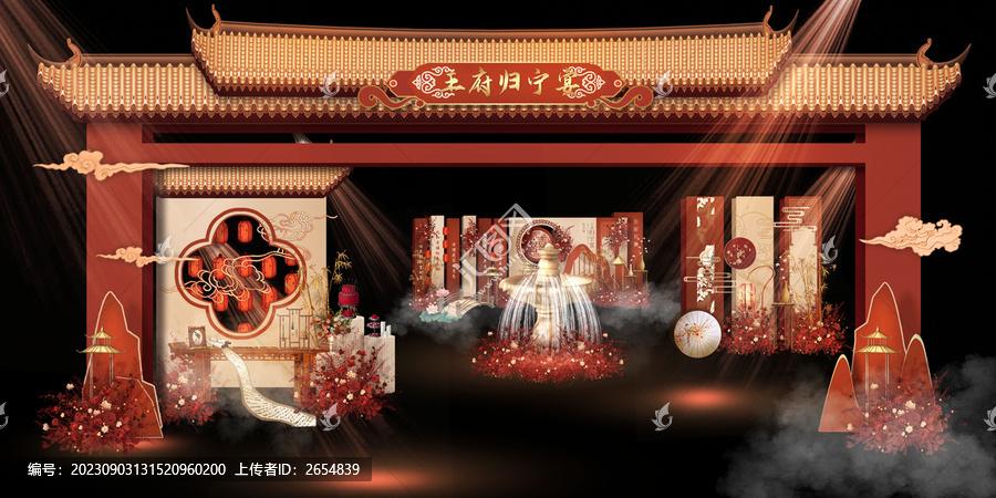 中式婚禮迎賓通道