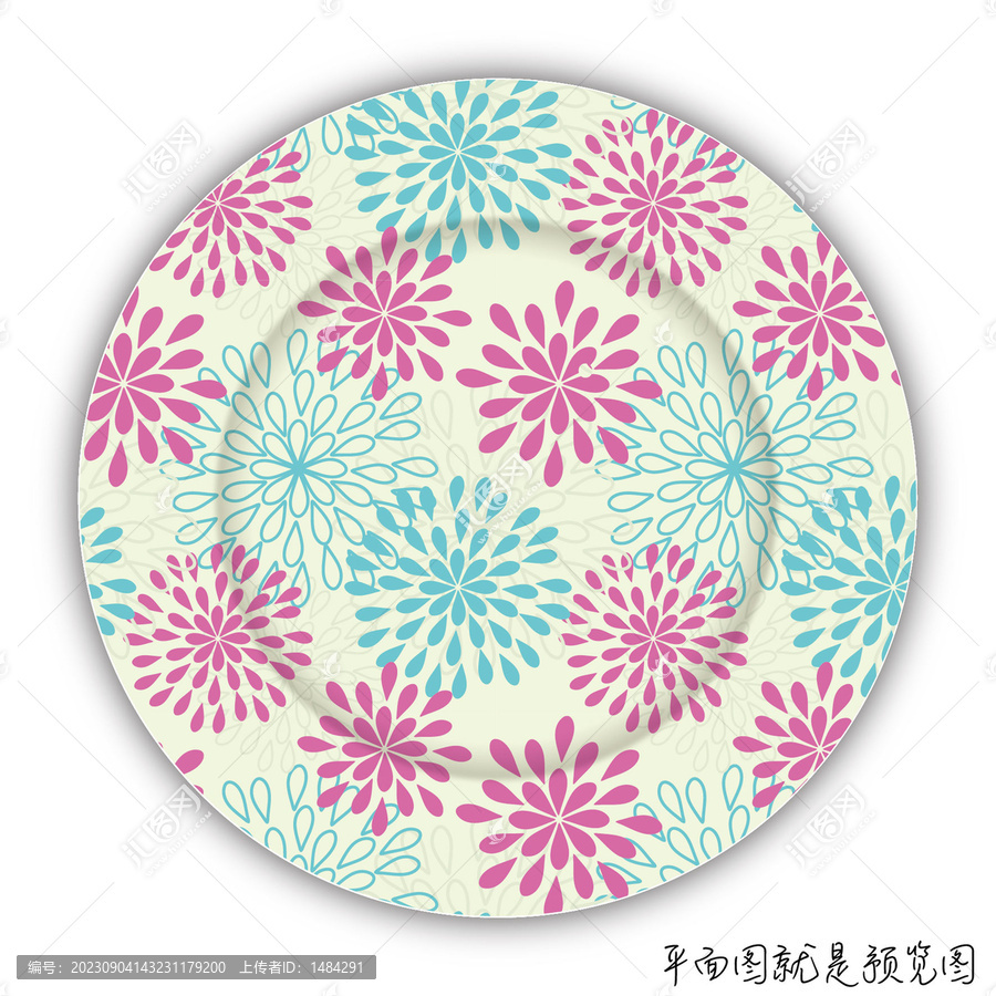 餐具花面
