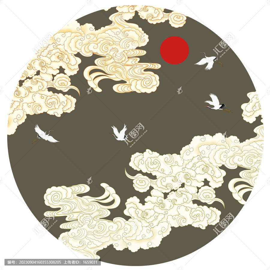 祥云裝飾畫(huà)