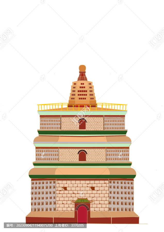 開封繁塔古建筑