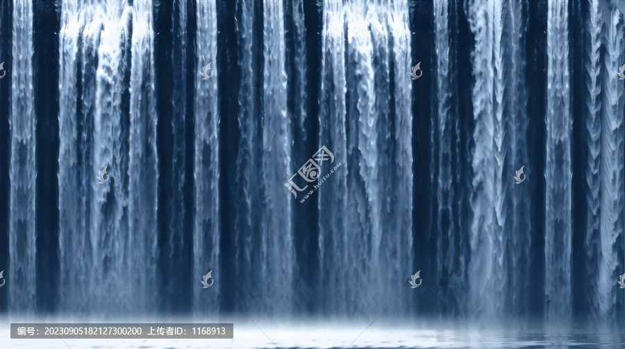 流水生財(cái)瀑布