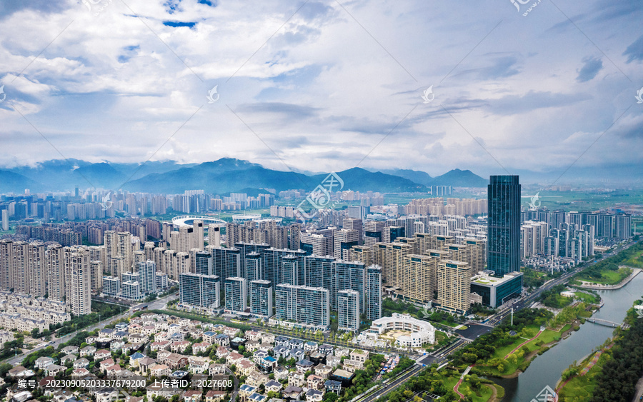 航拍樂(lè)清城市風(fēng)光