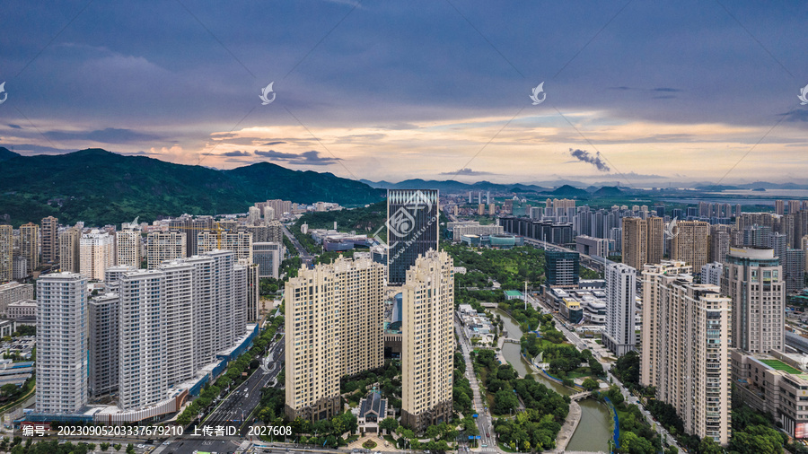 航拍樂清城市風(fēng)光
