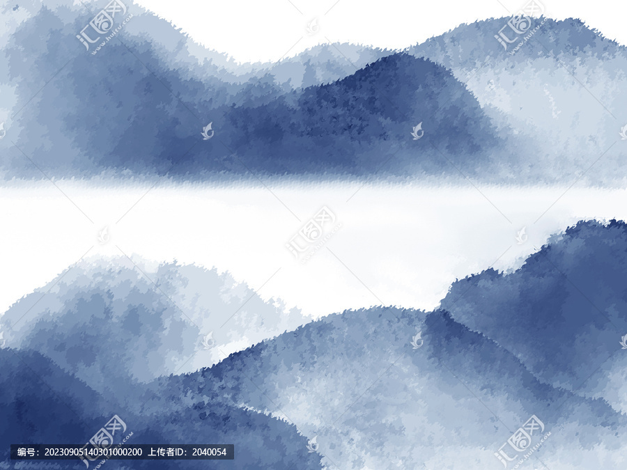 山峰國畫