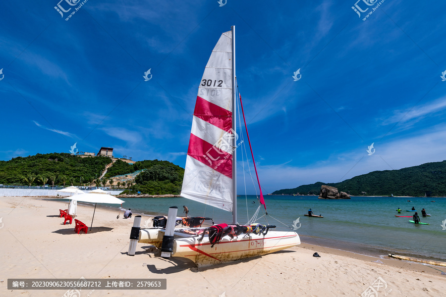 海南三亚后海湾后海村