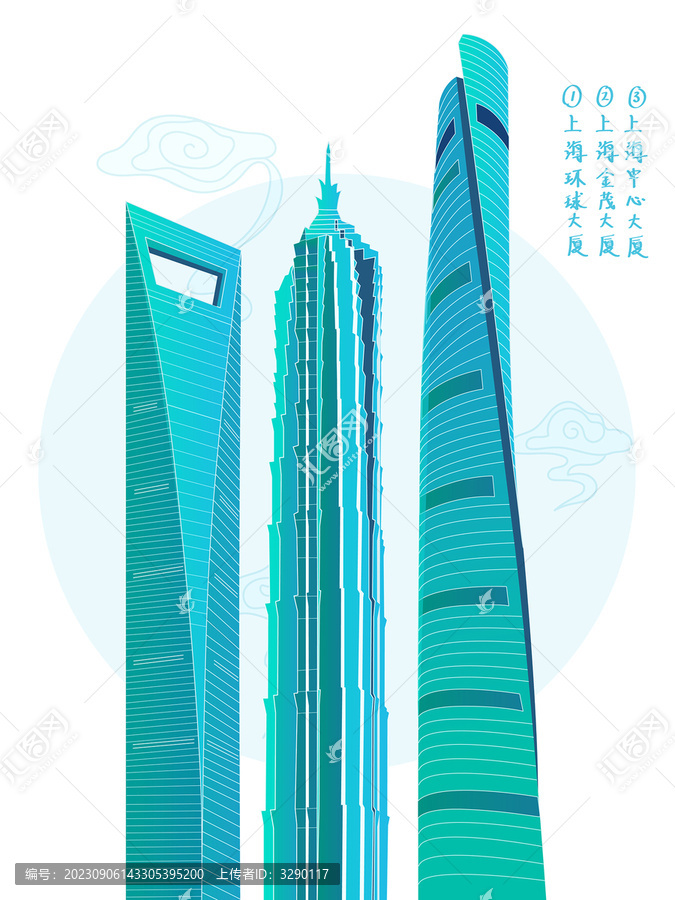 上海標志性建筑大樓環(huán)球金茂