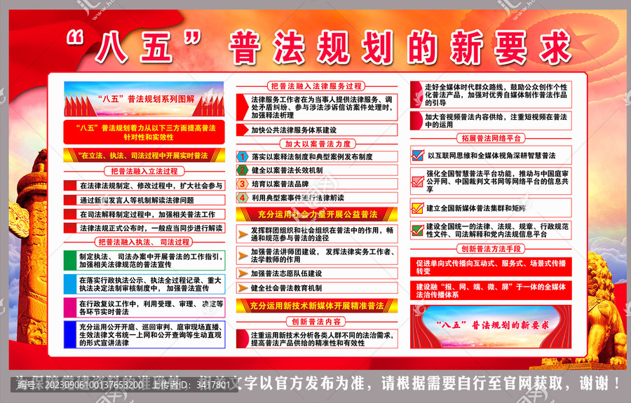 八五普法规划的新要求