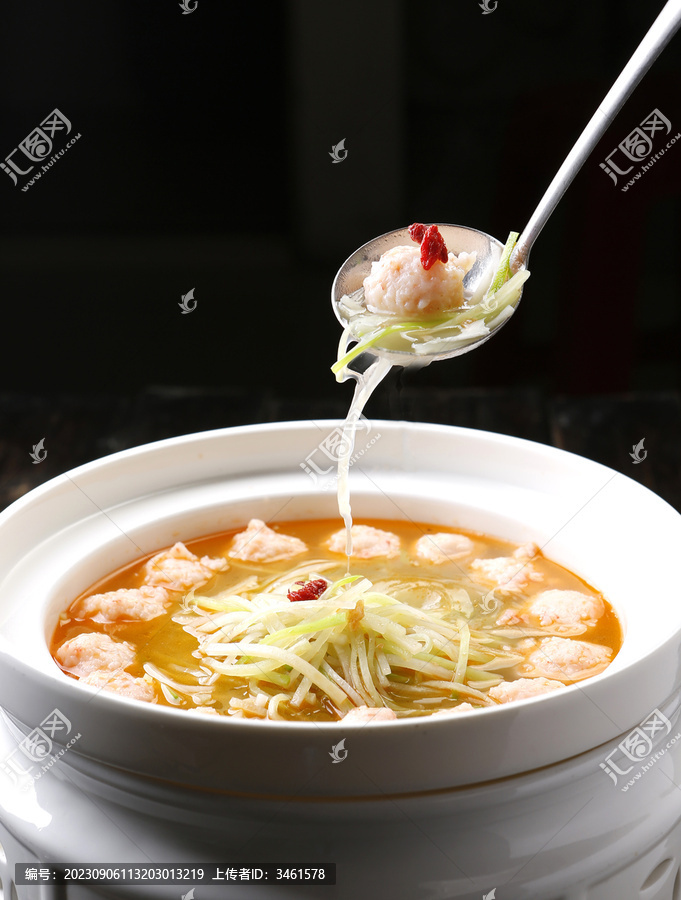 鲜虾丸汤