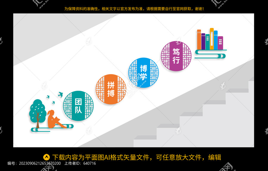 學校樓梯文化墻