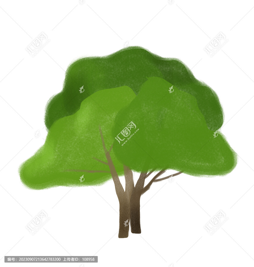 树木插画
