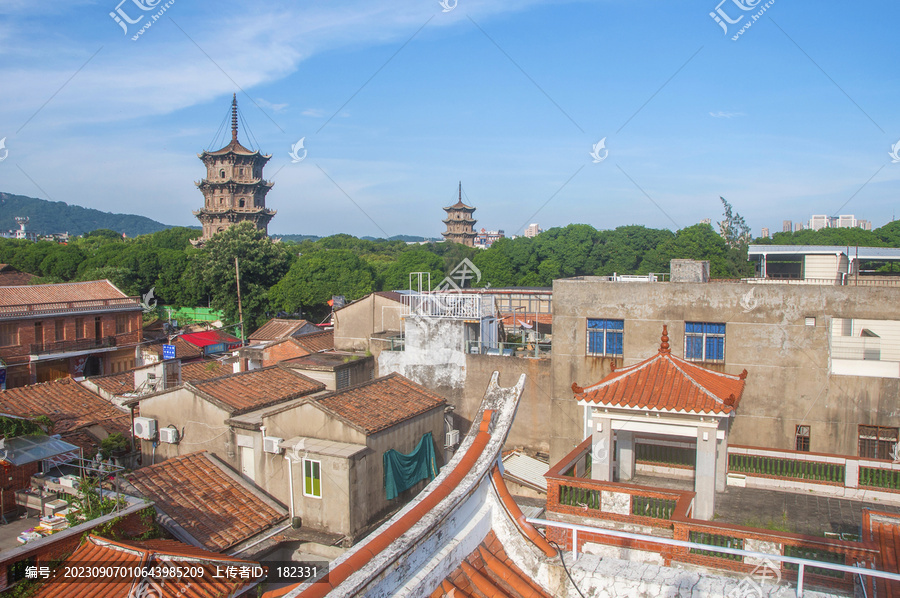 泉州古城地标风景