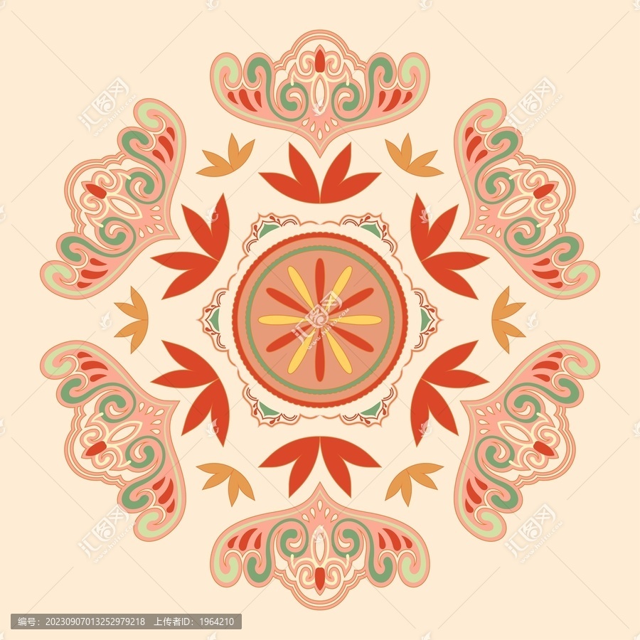 中國(guó)風(fēng)傳統(tǒng)花紋圖案