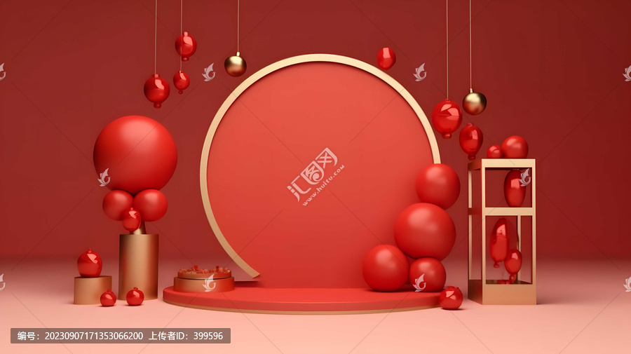 中國風(fēng)電商展臺高清背景