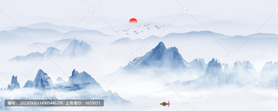 新中式水墨畫