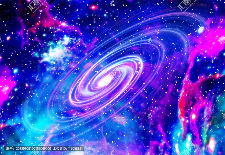 炫彩旋渦星空