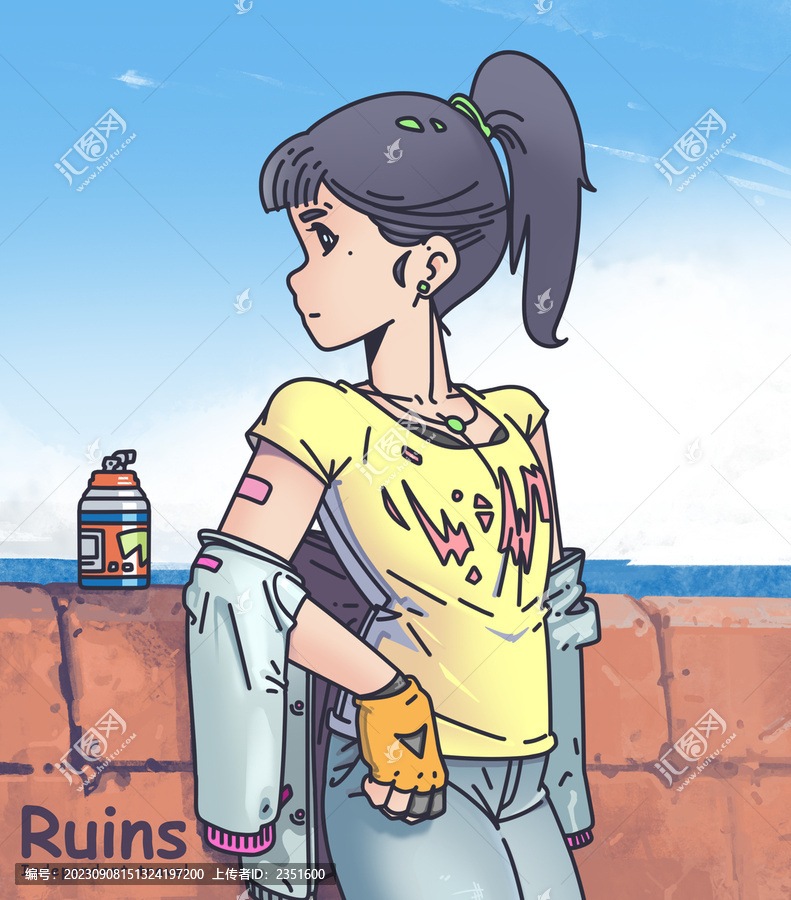 海邊女孩