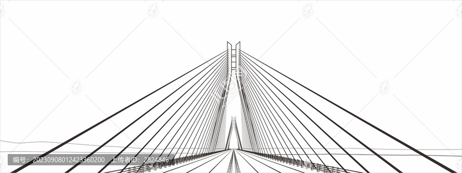 斜拉索大橋