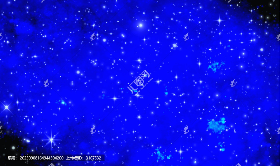 藍(lán)色唯美星空