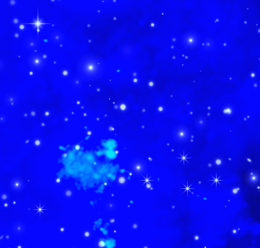 藍(lán)色唯美星空