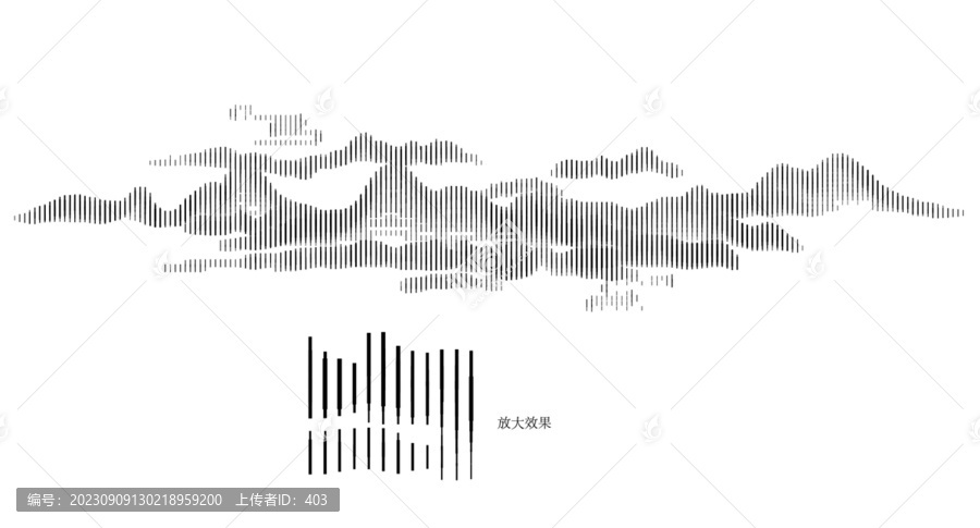 矢量線條山鏤空鋁板玻璃貼