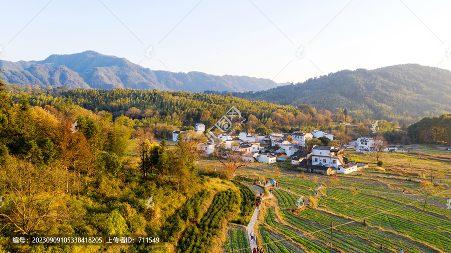 大山森林山村