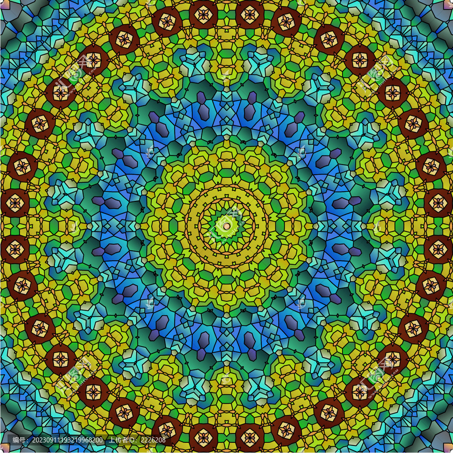 教堂玻璃吊頂圖案