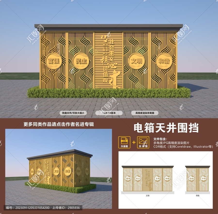 電箱圍擋裝飾