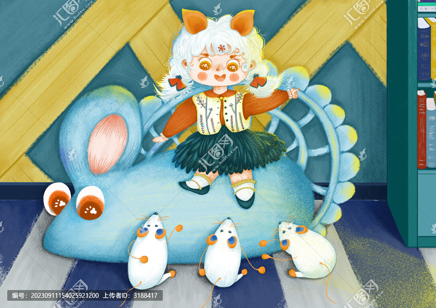 手繪兒童插畫(huà)