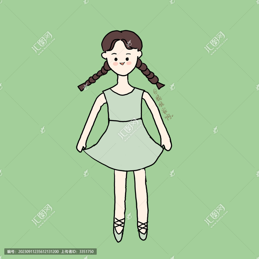 清新可愛(ài)女生