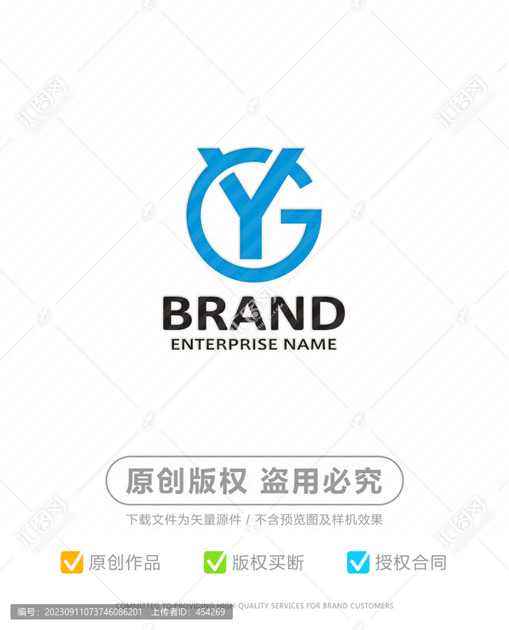 YG字母logo