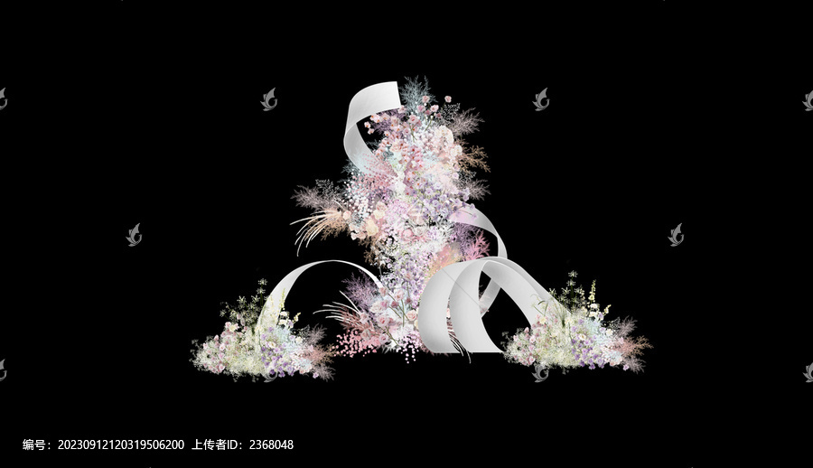婚禮小場景素材夢幻婚禮
