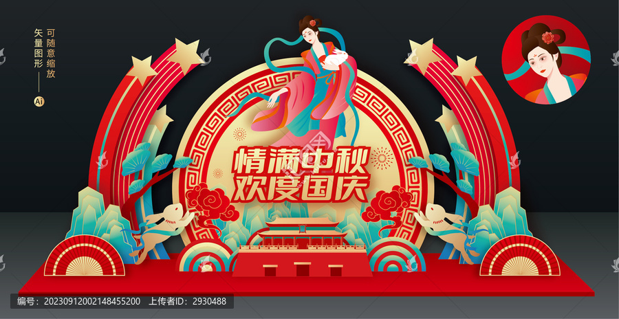 中秋國慶美陳