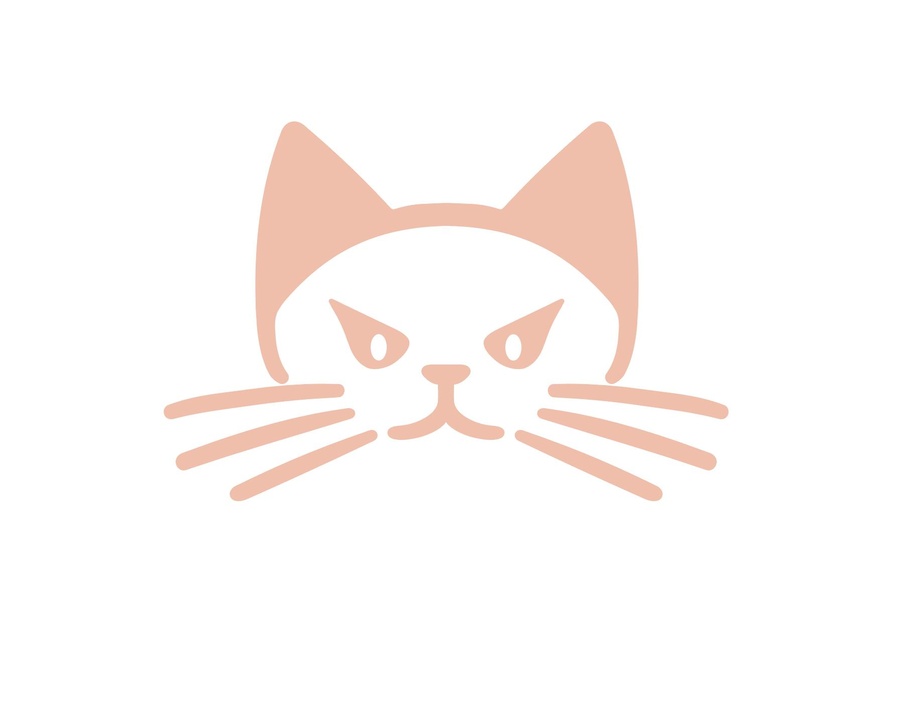 可愛貓咪Logo