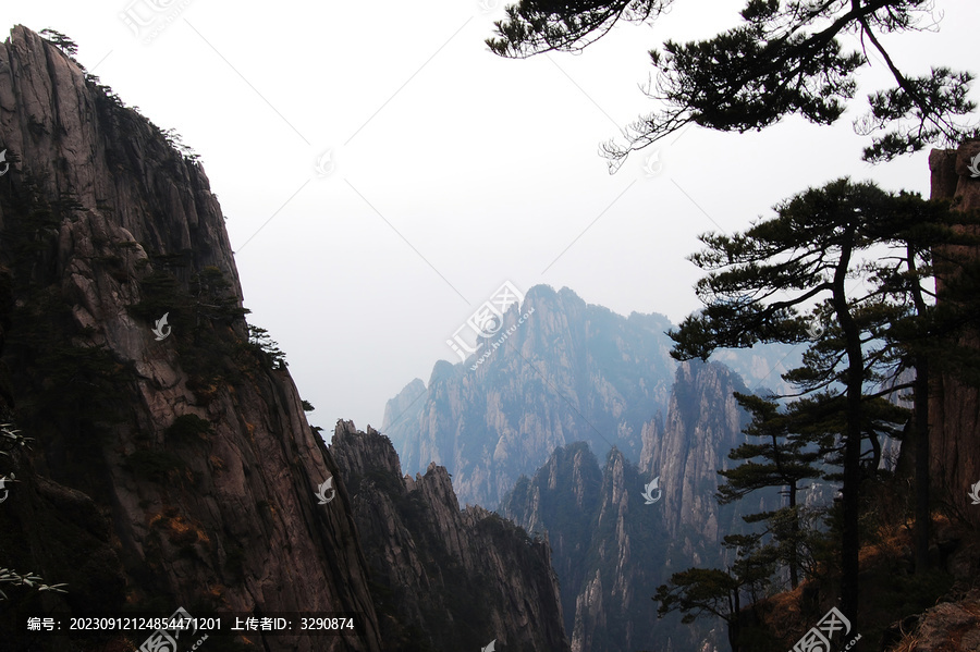 黄山风景区的清晨